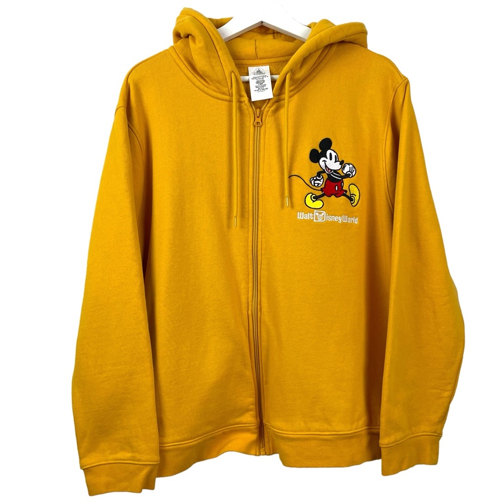 WALT DISNEY WORLD Classic Mickey Mouse Zip-up Hoodie XXL